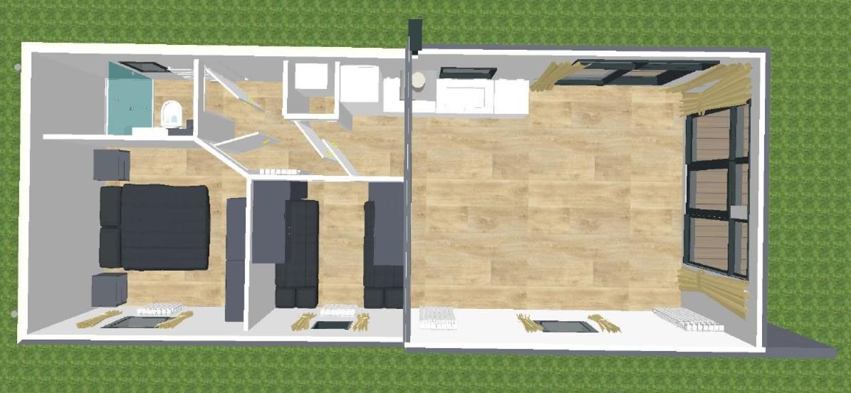 Recreatiepark Jachthaven De Veerstal Lathum - Luxe Chalet Exterior foto